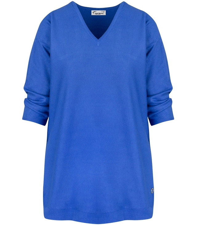 Classic warm women's heart sweater ROSALIA