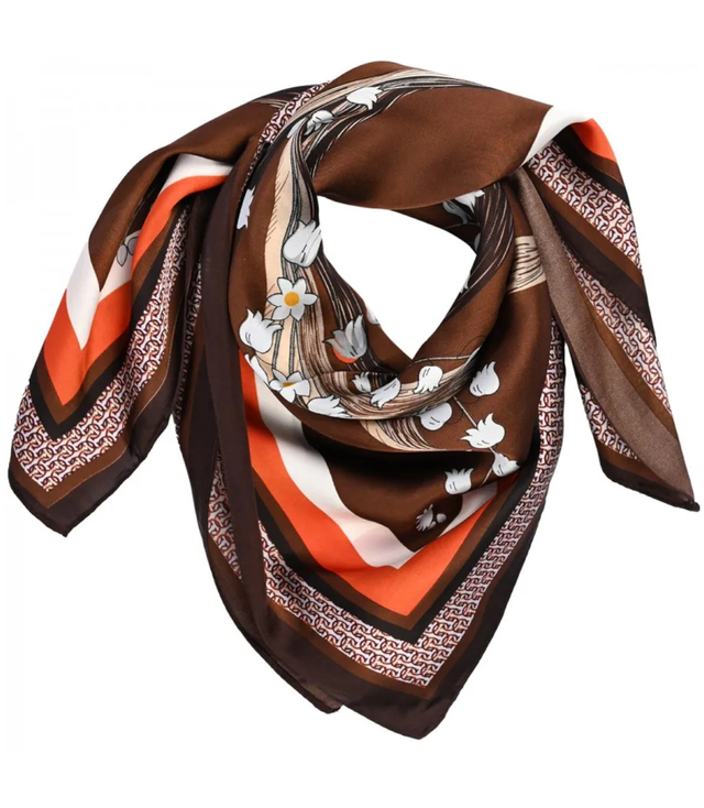 Stylish Elegant Scarf Mix of beautiful patterns 70x70 cm