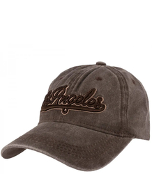 Vintage destroyed adjustable unisex embroidered baseball cap LOS ANGELES