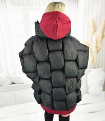 Women's Sleeveless Warm Short Quilted Vest ADA