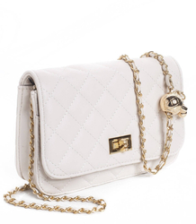 Quilted BAG with a flap Stiffened 3 COLORS