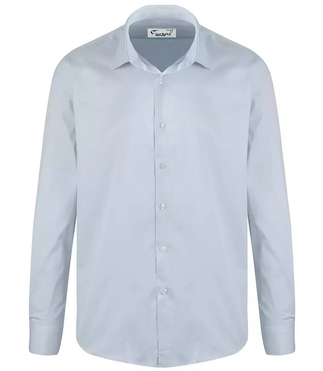 Men's plain slim fit collar shirt