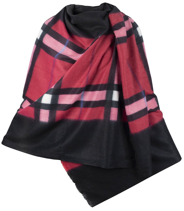 Fashionable beautiful shawl checked scarf