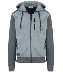 Hybrid men's transitional sweatshirt jacket