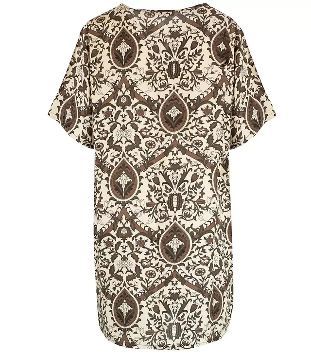 Summer dress loose tunic colorful patterns NINA