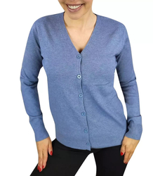 Classic short smooth sweater ELEONOR