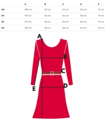 Straight cut midi dress Straight cut Women's MELANIA