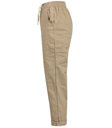 Women's fabric pants tapered leg ELENA