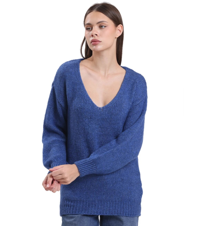 Warm, fashionable, loose women's sweater MATYLDA