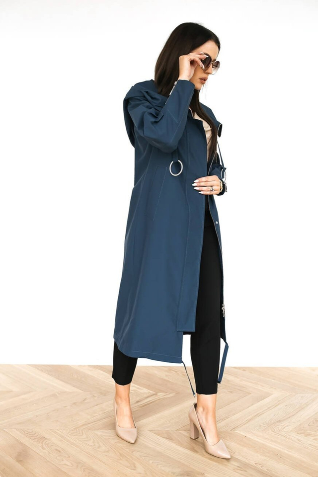 Women's transitional oversize hood coat