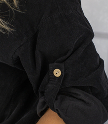 Stylowa koszula SZTRUKS ze ściągaczem bawełniana