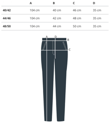 Elegant black women's pants with gold accents AGNES