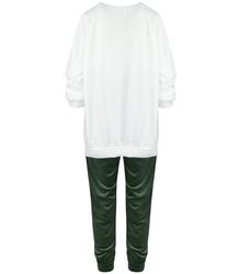 Women's velor tracksuit set Warm M MIA print