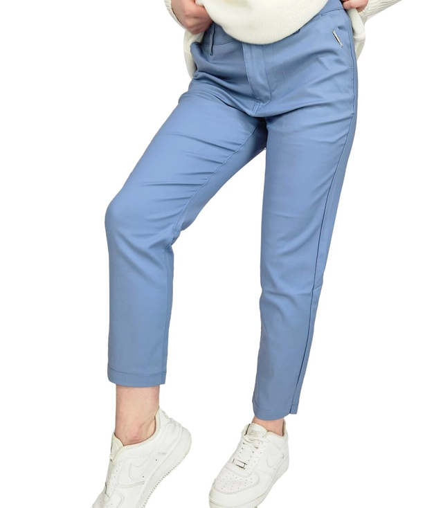 Women's elegant colorful cigarette pants VALERIA