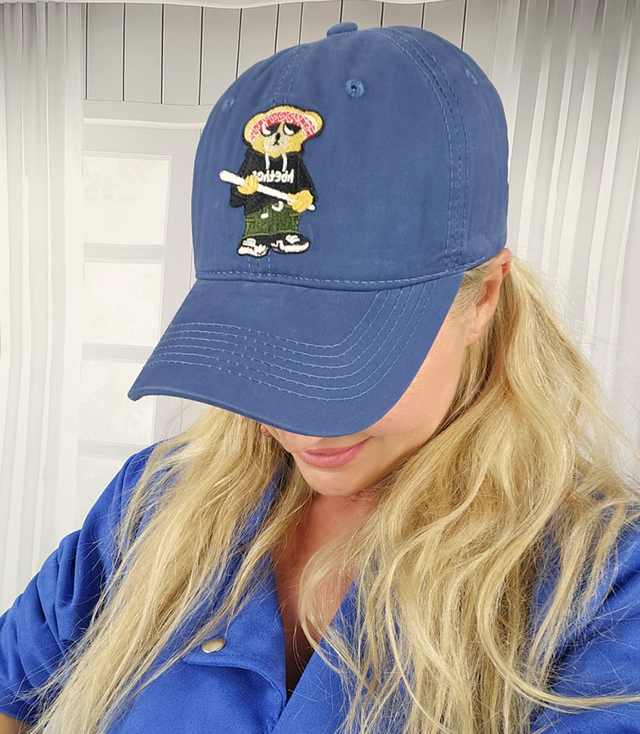 TEDDY bear embroidered baseball cap 