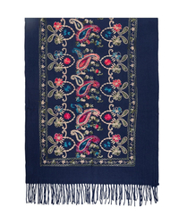 Women's scarf with floral ornament stylish