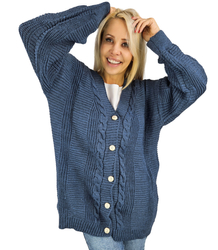 Warm, fashionable, loose women's sweater MATYLDA