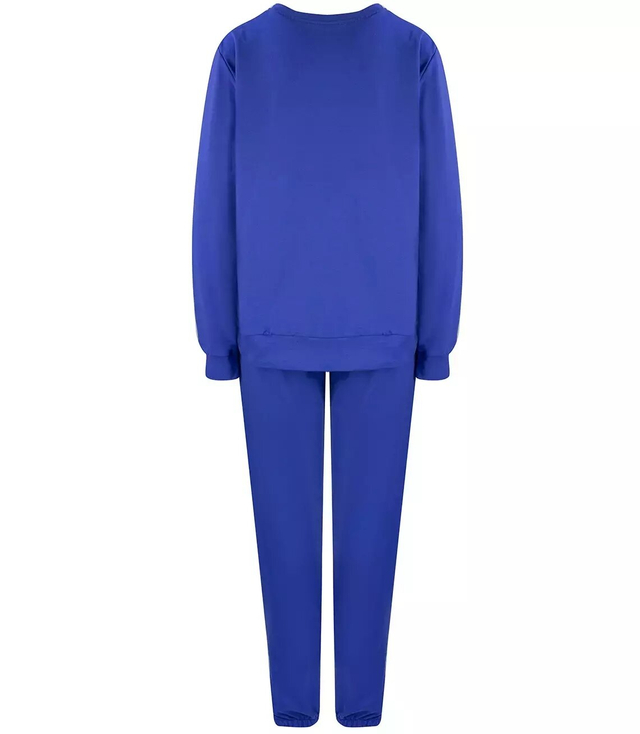 Tracksuit, pants, sweatshirt, one-color set
