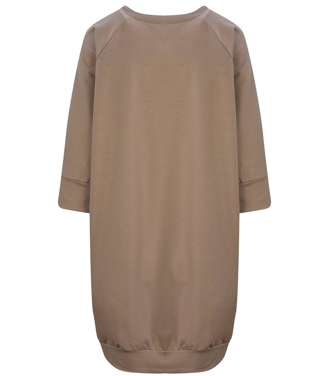 Sukienka bluza dresowa BASIC z falbanką