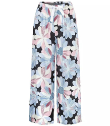 Summer long wide pattern pants LUIZA