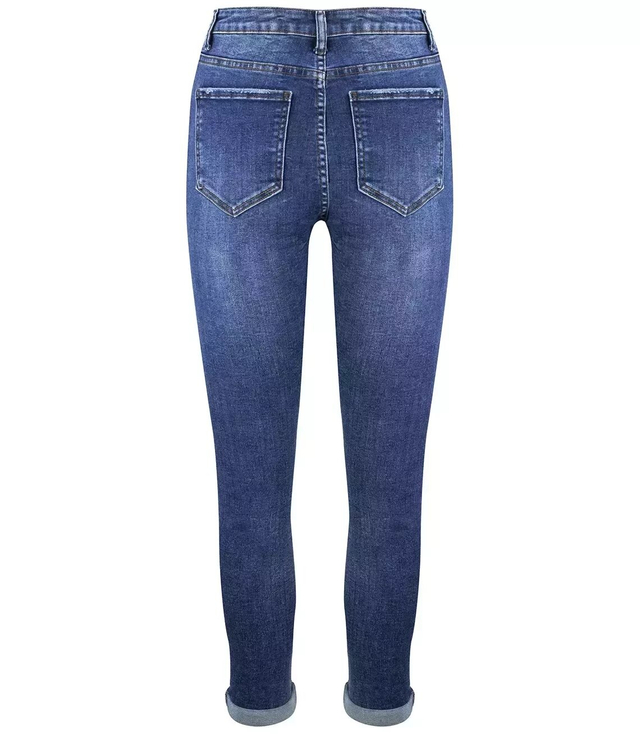 Wygodne elastyczne spodnie JEANSY SKINNY FIT