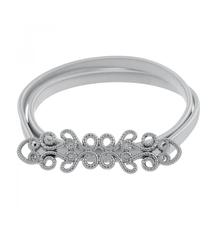 Women's belt with decorative buckle for dresses