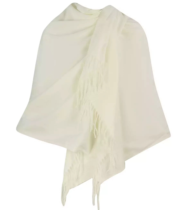 Plain shawl scarf Thick shawl fringes BASIC