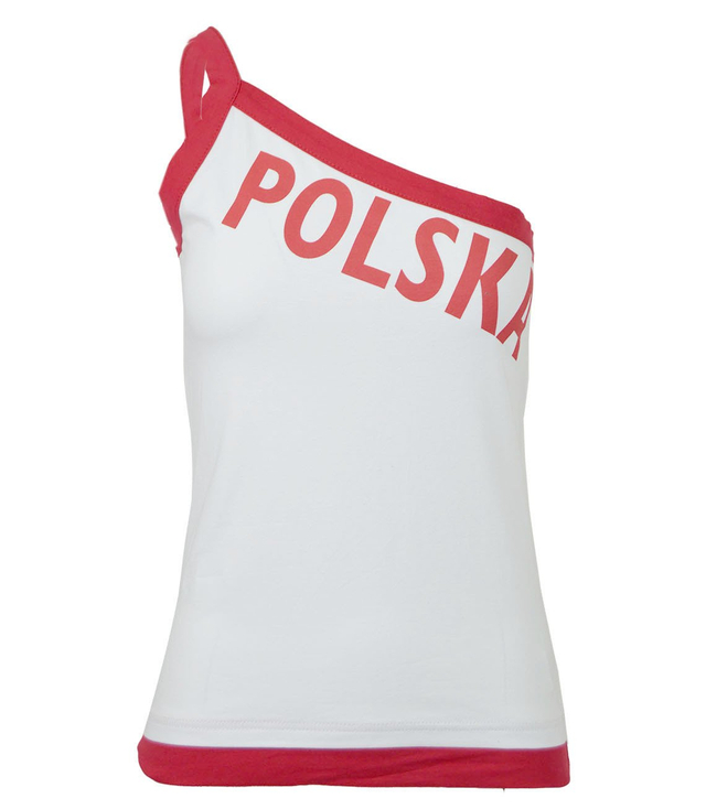 Polish Fan Women's Top Blouse With one strap