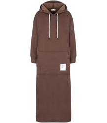 Long sweatshirt, warm tracksuit dress AGATA