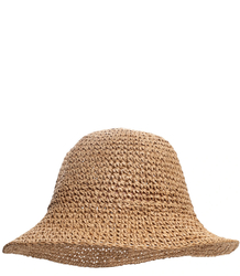 Braided straw hat BUCKET HAT