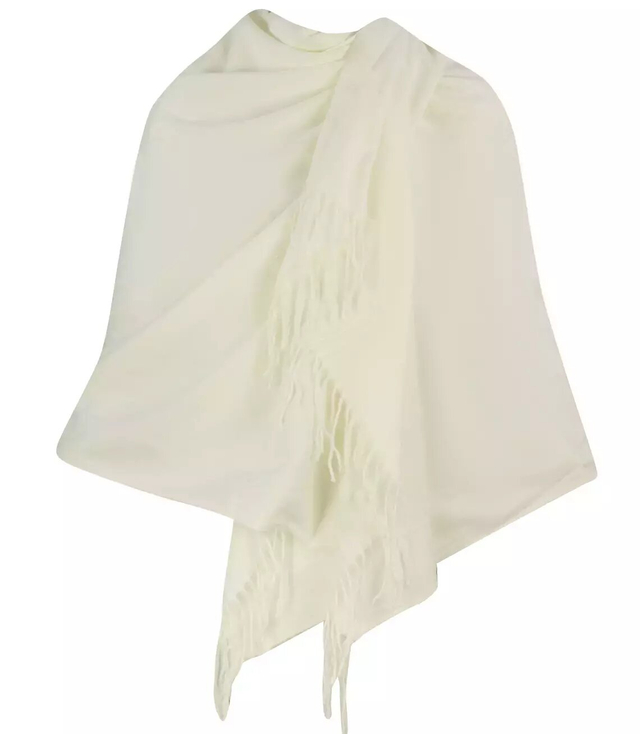 Plain shawl scarf Thick shawl fringes BASIC