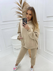 BASIC suede tracksuit 2-piece set