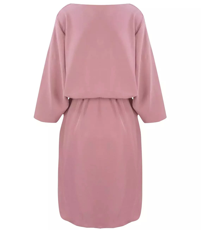 Gładka szmizjerka sukienka tunika PLUS SIZE