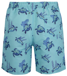 Swimming shorts with nautical print all over patterns