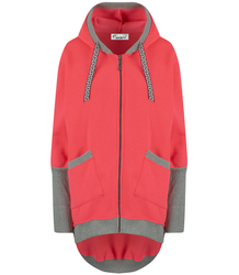 Warm oversized sweatshirt PARKA sweatshirt hoodie