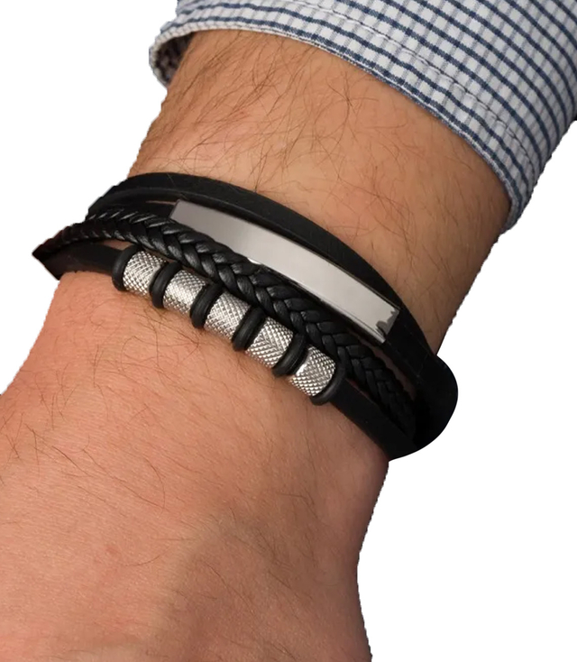 Men's bracelets perfect for a gift braided