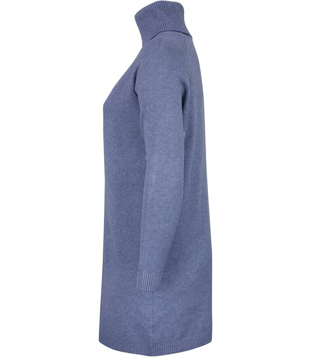 Luźna Sukienka dzianinowa Golf WEŁNA +SIZE