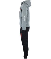 Men's tracksuit set with a zip-up sweatshirt and trousers