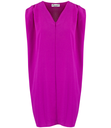 Loose dress with a belt and shoulder pads COSMO