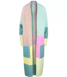 Cardigan colorful long sweater ELIZABETH