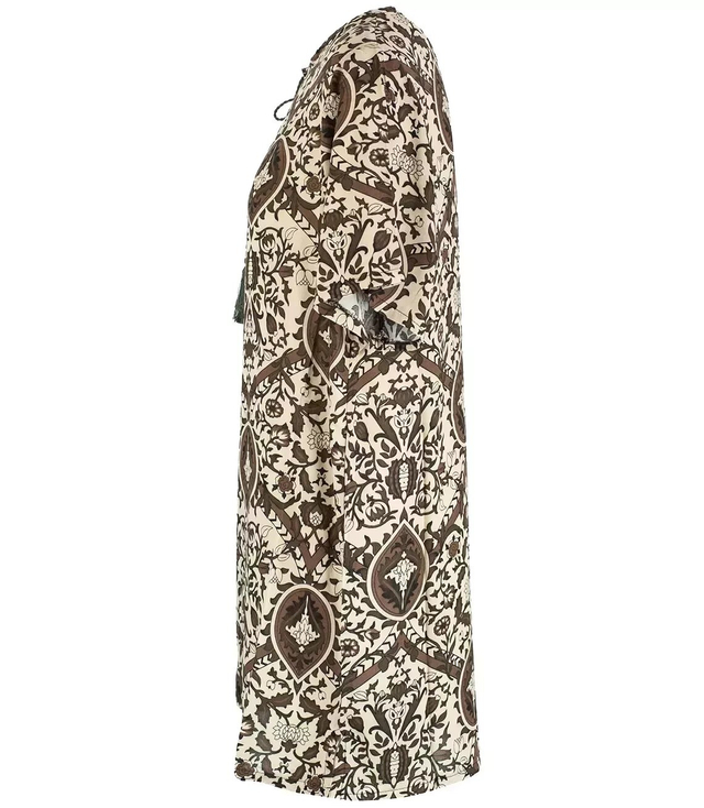 Summer dress loose tunic colorful patterns NINA