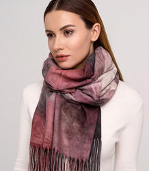 Scarf Scarf tassel warm flowers soft smooth 180x70 cm