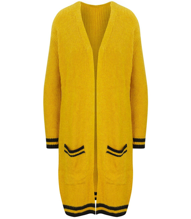 KLASYCZNY miękki DŁUGI kardigan sweter