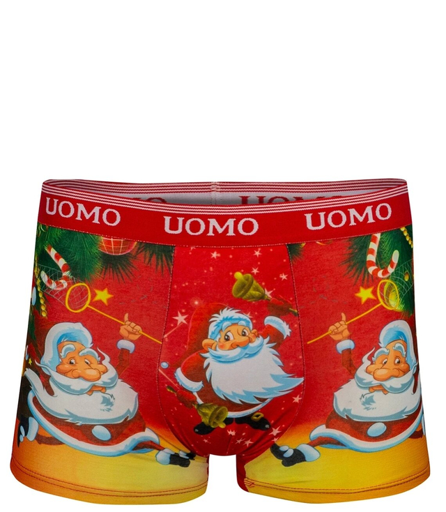 Men's Christmas boxers with Santa Claus gift