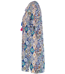 Summer dress loose tunic colorful patterns NINA