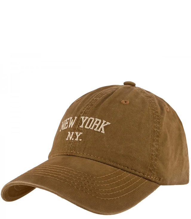 Unisex adjustable cotton baseball cap embroidered NEW YORK