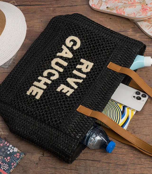 Torebka shopper boho z plecionki RIVE GAUCHE