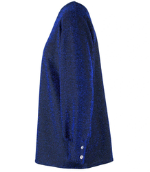 Elegant blouse with glitter, Glitter Plus Size MIRIAM
