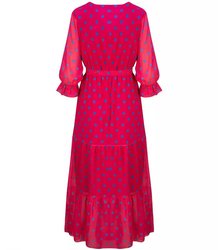 Long airy polka dot MAXI dress