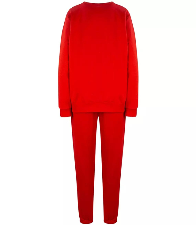 Tracksuit, pants, sweatshirt, one-color set